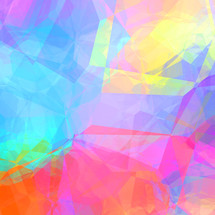 square colorful polygon design