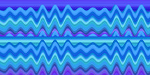 Waves and bars of blue and purple