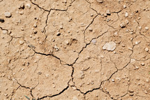 dry cracked ground 