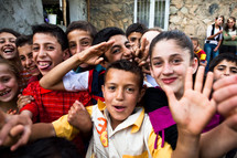 Kurdish village kids, Muslim kids, southeastern Turkey