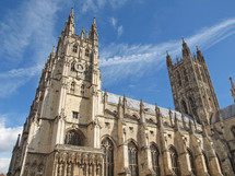 The Canterbury Cathedral in Kent, England. UK