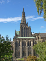 Glasgow cathedral aka High Kirk or St Kentigern or St Mungo in Glasgow, UK