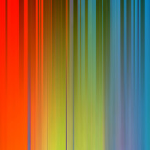 blurred vertical stripes of orange, green, blue in square format
