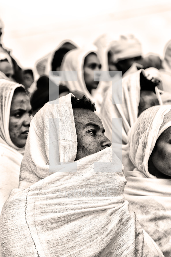 crowds of Muslims in Ethiopia 