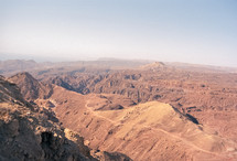 Desert landscape in Israel