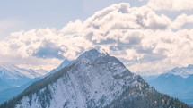 Canadian Rockies mountain peak in daytime 
