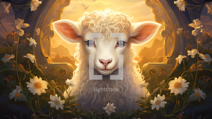 Lamb of god symbol of salvation