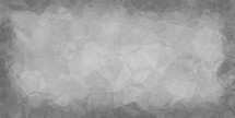 gray random geometric backdrop with border add your own color.