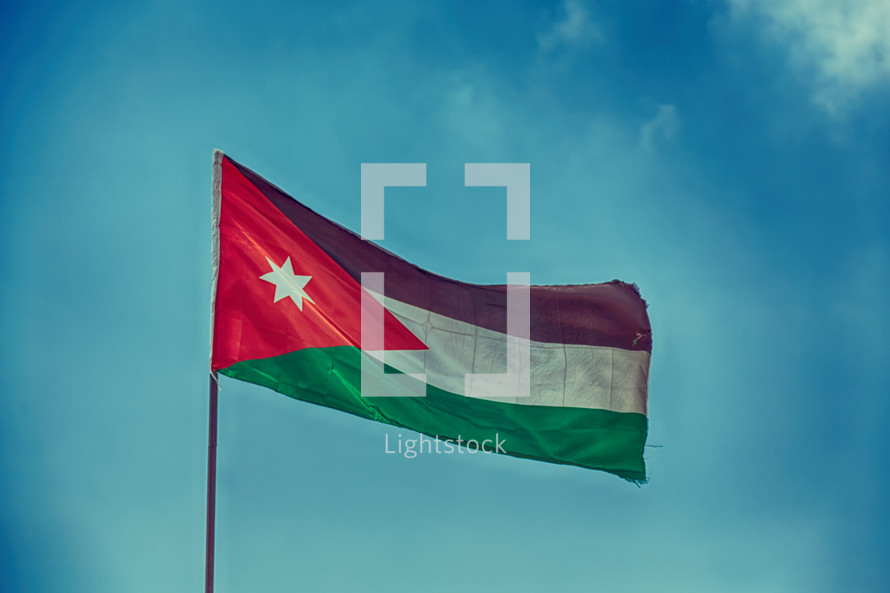 Jordanian flag 