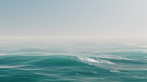 Seamless Loop Of A Tranquil Ocean Waves.