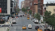 time-lapse of a busy street in NYC 