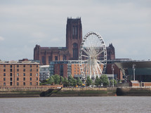 LIVERPOOL, UK - CIRCA JUNE 2016: Liverpool Cathedral aka Cathedral Church of Christ or Cathedral Church of the Risen Christ on St James Mount