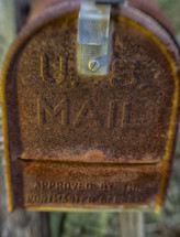rusty mailbox