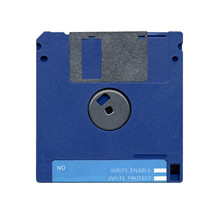 Magnetic diskette for personal computer data storage aka floppy disk
