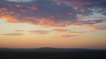 Amazing Sunrise Over The Prairie