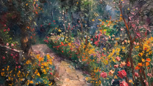 Painting of a Garden Path