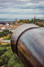 cannon and city view 