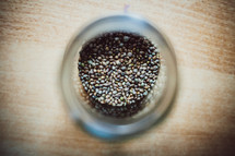 seeds in a jar 