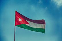 Jordanian flag 