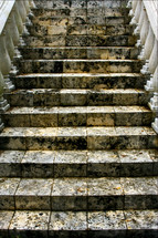 marble steps 
