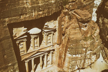 antique site of petra in jordan the monastery