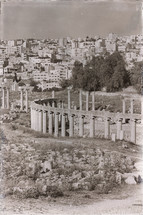 ruins of a classical heritage site in Jordan 
