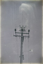 electrical power pole 
