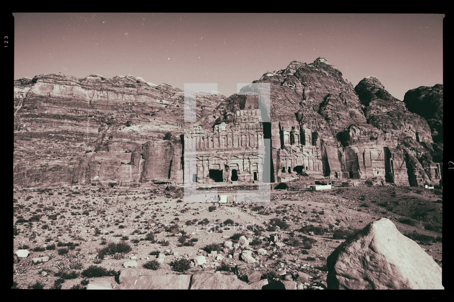 Petra, Jordan monastery ruins 