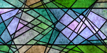 complex modern stained glass background 