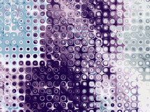 purple and blue rounded grid 
