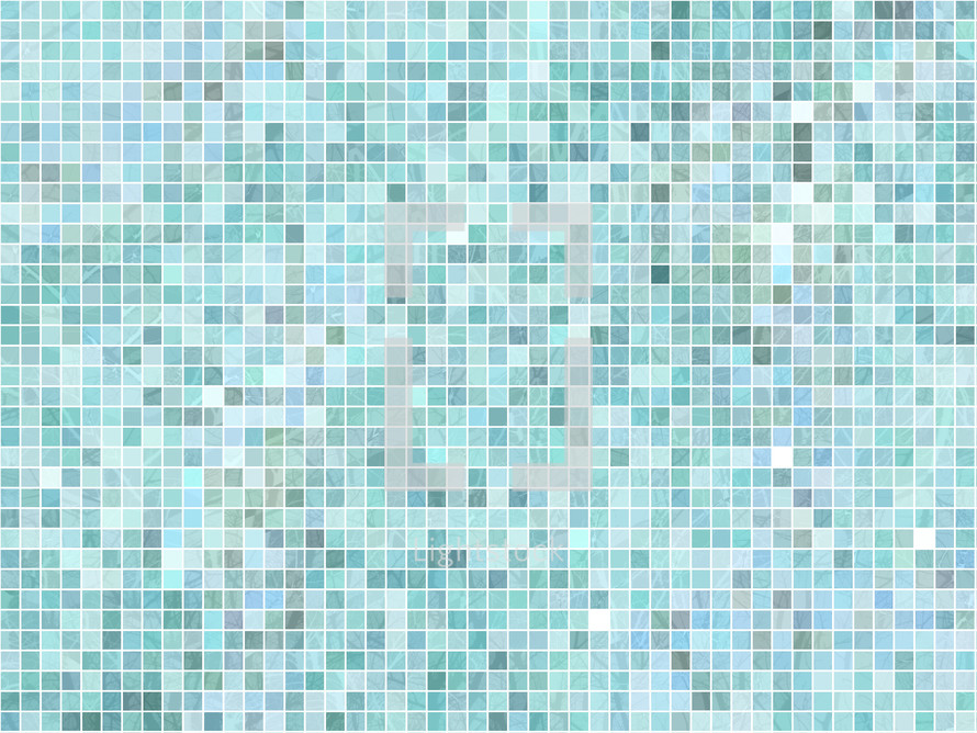 Light turquoise tile background with white grid lines