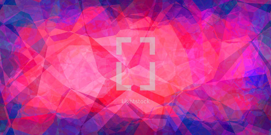 geometric pink and blue background 