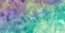 marbled background in turquoise, green, blue, purple and pink