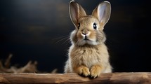 Close up of bunny