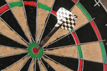 bullseye in a dartboard 