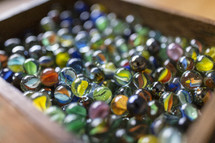 an old box of marbles