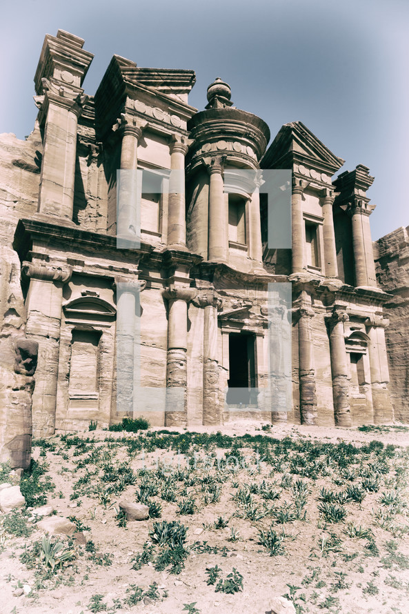 ancient monastery in Petra 