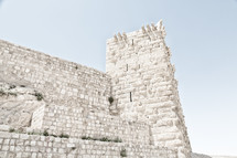 ruins of fortress walls 