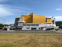 The Berliner Philarmonie concert hall in Berlin Germany
