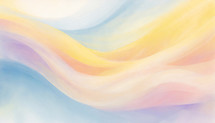 flowing watercolor curves in pastel colors