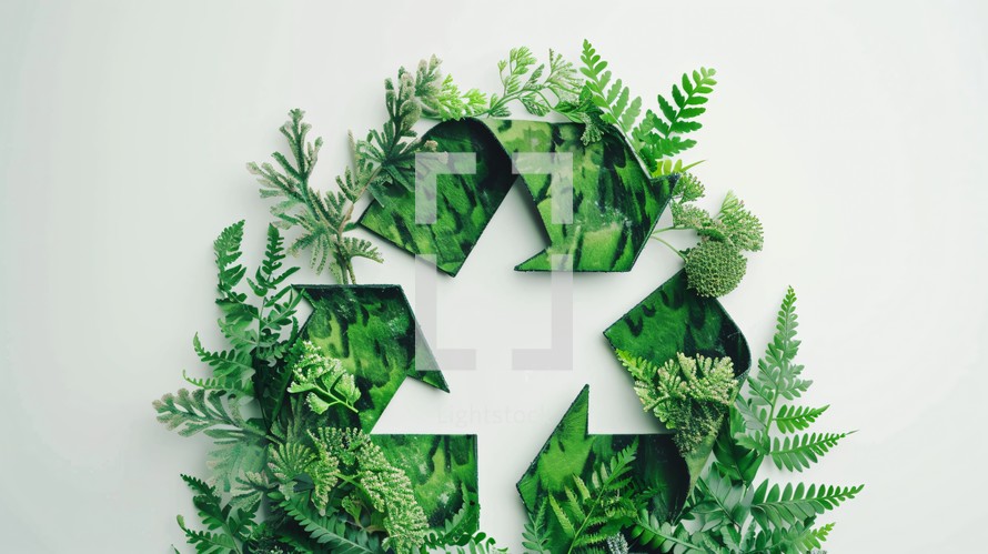Eco Symbol Background 