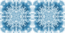 frost pattern on soft white and blue background seamless tile