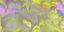 yellow and purple delicately marbled paint effect seamless tile