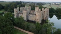 Bodiam Castle Drone Aerial Footage England