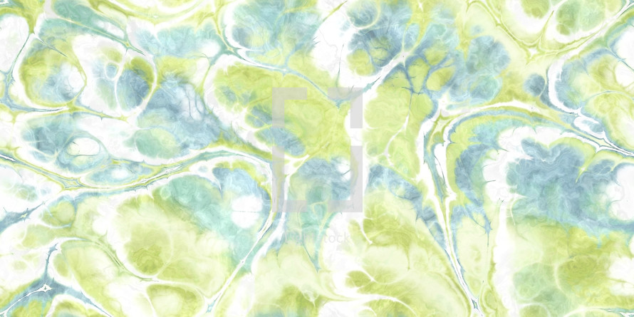 marbled seamless tile yellow green to blue green and white texture