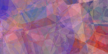 pink purple blue orange polygon backdrop