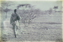 soldier in Africa 