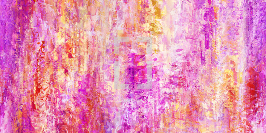 pink orange plum abstract digital art.