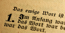 Bible verse in German