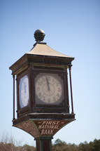 First National bank clock tower 